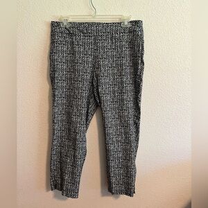 BLACK and White Hillary Radley Pants Size Medium